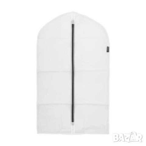 Комплект калъфи за дрехи Brabantia, paзмepи M/L/XL, Transparent/Grey, 2 броя, снимка 11 - Други стоки за дома - 52098710