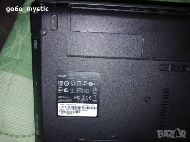 Лабтоп Acer aspire от модел от 2010 г . Към него - бонуси , снимка 4 - Лаптопи за дома - 52596705