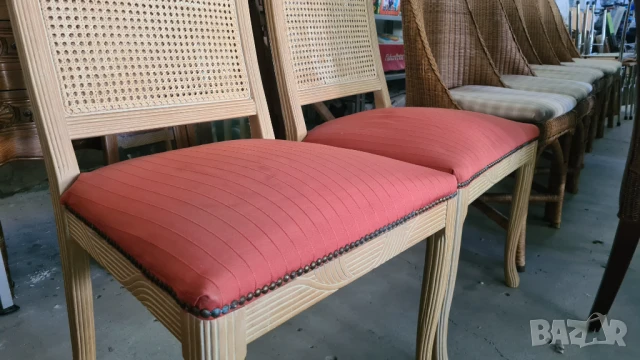 ратанов столстил Луии с дамаска, снимка 6 - Столове - 50700284