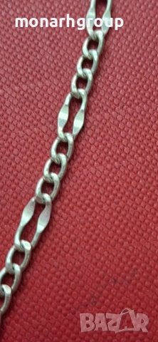 Сребърна верижка с висулка, снимка 4 - Колиета, медальони, синджири - 52808628