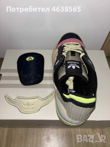 Нови мъжки маратонки Bad Bunny × adidas Forum Low Powerphase, снимка 7 - Маратонки - 52742789