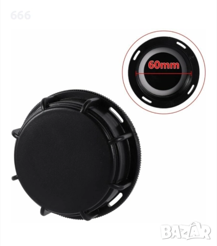 Клапан клапа за резервоар 1000л, Raccord 60 мм, пластмаса, снимка 4 - Други инструменти - 52698803