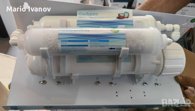Система за обратна осмоза за питейна вода Geekpure RO6-AF – 6 стъпки + алкален филтър, снимка 10 - Други стоки за дома - 52834850