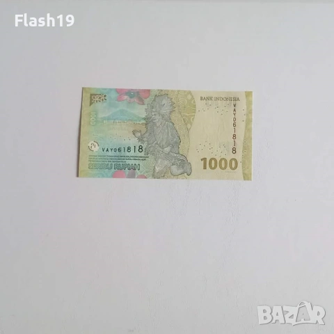 ⭐ Индонезия 1000 рупии 2022 г. AU ⭐, снимка 2 - Нумизматика и бонистика - 53729133