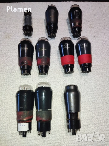 Изходни/крайни радиолампи, електронни лампи 