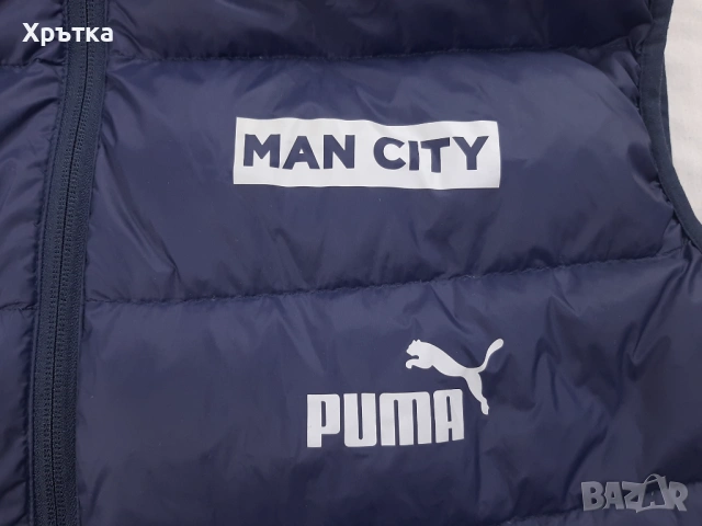 PUMA Manchester City Vest - Оригинален мъжки елек размер XL, снимка 9 - Якета - 54168001