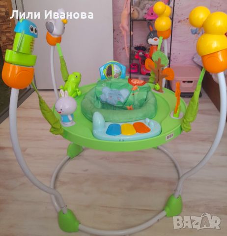 БЕБЕШКО БЪНДЖИ CHIPOLINO JUMP&PLAY ЗЕЛЕНО, снимка 1 - Други - 46666277