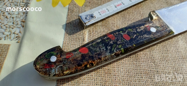 Стар български касапски нож , снимка 6 - Ножове - 52846907