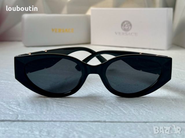 Versace 2024 дамски слънчеви очила котка, снимка 3 - Слънчеви и диоптрични очила - 45571854