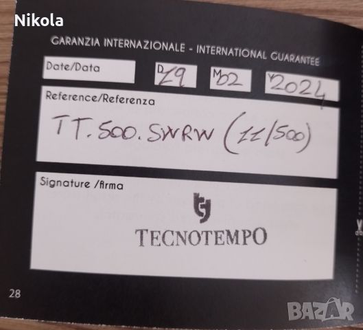 Автоматичен Tecnotempo Seawaves 500 м, снимка 6 - Мъжки - 46310637