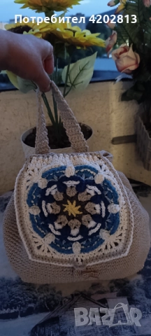 Ръчна изработка ранички и чанти , плетени на една кука , снимка 16 - Чанти - 51585090
