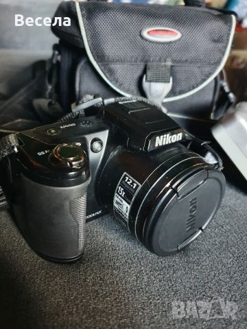 Фотоапарат Nikon coolpix L110 с чанта и зарядно