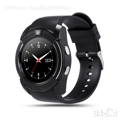 Смарт часовник Smart watch V8 с bluetooth, камера и SIM карта SMW46, снимка 2 - Мъжки - 48709271