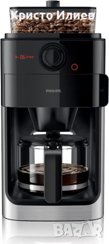 Кафемашина PHILIPS GRIND & BREW HD7767 с кафемелачка и кана, снимка 1 - Кафемашини - 46588747