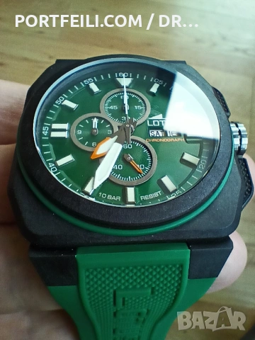 Нов Хронограф Lotus с карбонова каса, 100м, MIYOTA Serie OS