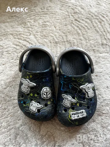 Crocs Star Wars The Mandalorian The Child aka Baby Yoda 21-22, снимка 6 - Детски сандали и чехли - 46989756