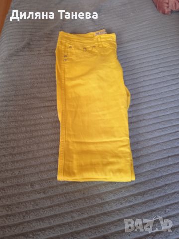 Летен жълт панталон, снимка 3 - Панталони - 45495438