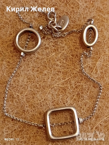 Елегантна сребърна гривна с логото на ESPRIT финно Арт бижу 43402, снимка 9 - Гривни - 52896172