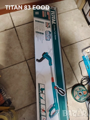 Акумулаторен тример за трева TOTAL, 20 V, без батерия , снимка 4 - Други инструменти - 54217791