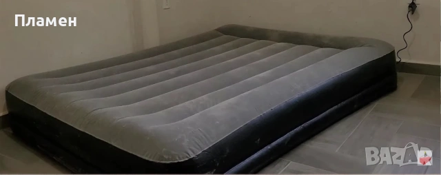 НАДУВАЕМ двоен ДЮШЕК легло, матрак спалня Bestway® Tritech  с ел.помпа 220 V 203 cm x 152 cm x 46 cm, снимка 2 - Спални и легла - 13694113