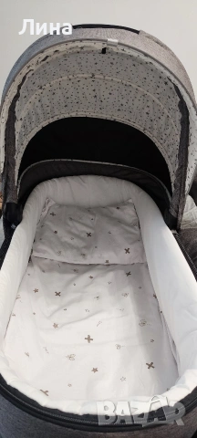 LORELLI Premium Комбинирана количка 3в1 CRYSTA GREY , снимка 14 - Детски колички - 54155562