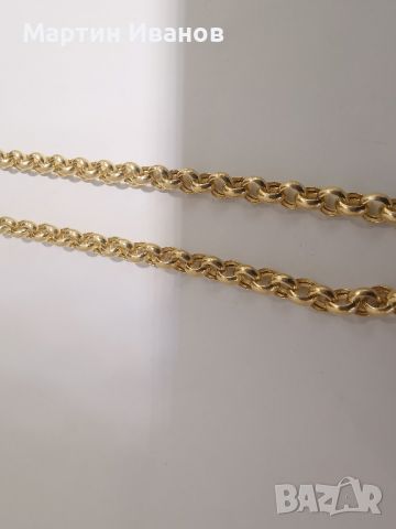 Златен синджир халки , снимка 4 - Колиета, медальони, синджири - 45580032