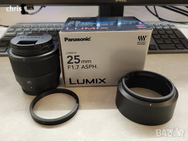 Panasonic Lumix 25mm f/1.7 MFT, снимка 4 - Обективи и филтри - 47764879