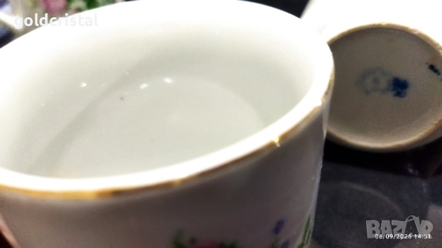 стар български порцелан чаши за чай, снимка 12 - Антикварни и старинни предмети - 51629025