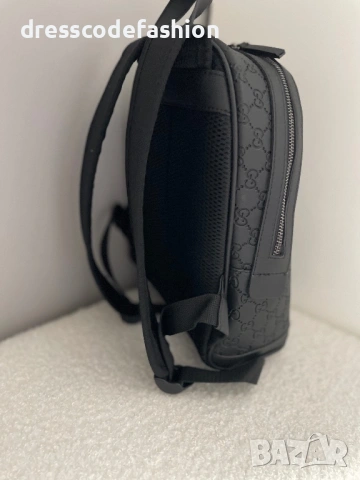 Кожена Раница Guc*i, снимка 7 - Раници - 53803939