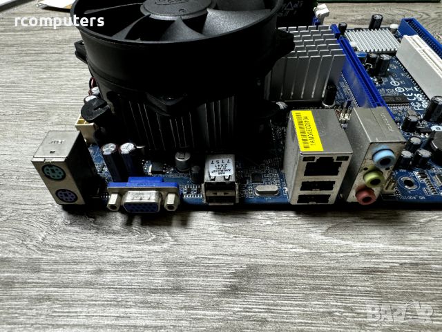 Дъно+Процесор+Охладител+Рам ASROCK, Core2DUO, 2GB RAM, снимка 2 - Други - 46124642