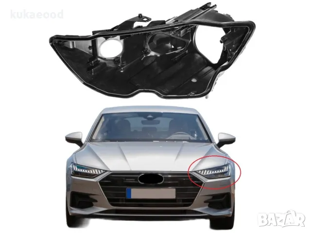 Основа (корпус) за фар на Audi A7 C8 LED 2018+, снимка 6 - Части - 49918851