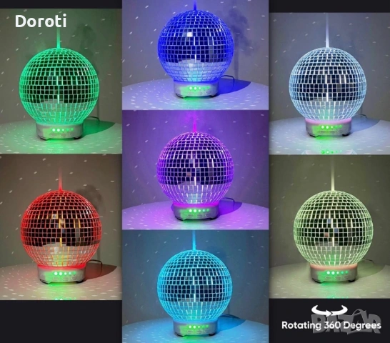 Въртящ се дифузер диско топка, снимка 4 - Други стоки за дома - 53820209