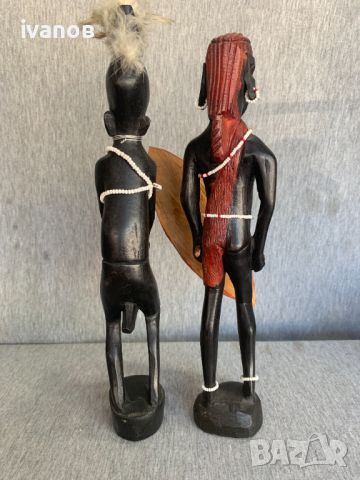 дървени африкански фигури статуетки , снимка 8 - Статуетки - 45268354