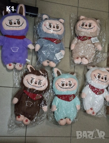 Интерактивна плюшена Дишаща Музикална и Светеща играчка Лабубу Labubu 35cm