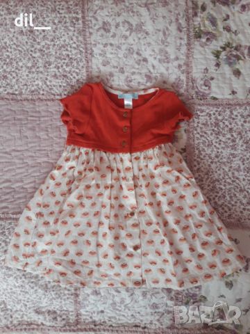ЛОТ бебешки летни дрехи за момиче бодита рокли, снимка 4 - Комплекти за бебе - 46386761