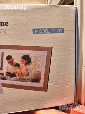 Чисто нова 10.1" Дигитална фото рамка BWJBSW – HD IPS екран и дървена рамка (Без WiFi)  , снимка 8 - Електронни четци - 53578518