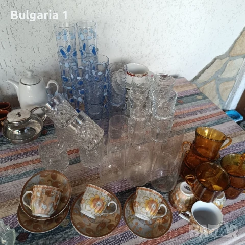 Сервизи чаши чинии керамика кристал юзчета, снимка 3 - Чаши - 50703819