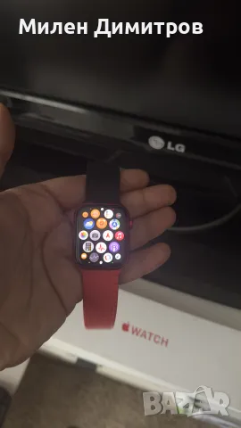 Apple Watch series 9 red 45 mm, снимка 3 - Аксесоари за Apple - 47953801