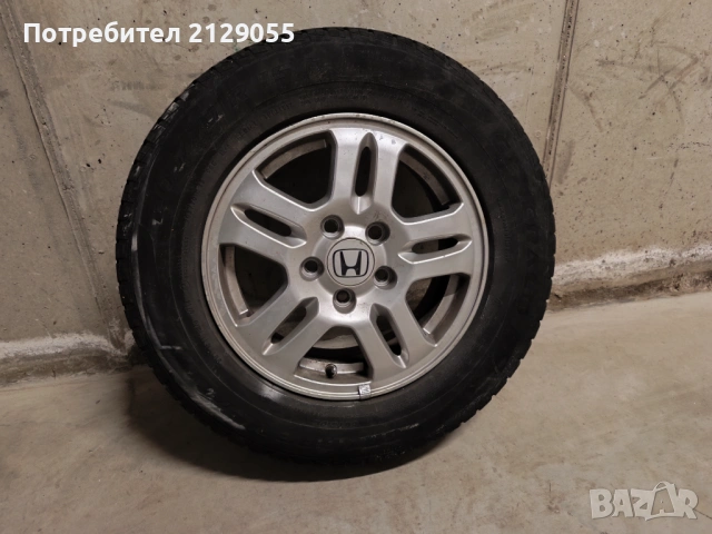 Джанти Хонда ЦРВ 15 цола, снимка 2 - Гуми и джанти - 53664578