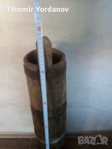 Стара дървена буталка за масло., снимка 15 - Антикварни и старинни предмети - 45680675