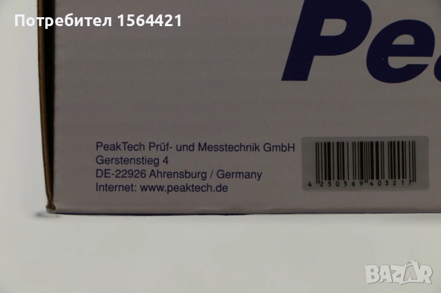 цифров термометър с влагомер /-10 °C + 50 °C/, PEAKTECH, Германия, снимка 5 - Друга електроника - 53808320