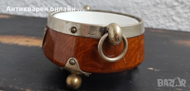 Антикварен Стар английски комплект "шампаниера и ледарка ", снимка 4 - Антикварни и старинни предмети - 52723616