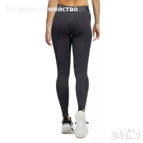 Дамски клин ADIDAS Alphaskin Long Training Leggings Dark Grey, снимка 2 - Клинове - 48957495