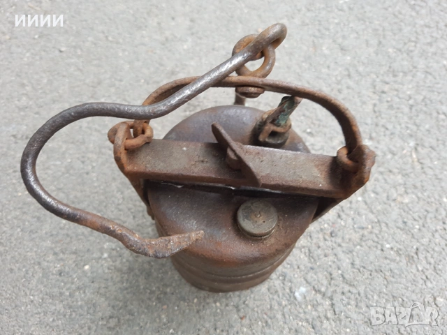 Миньорска лампа фенер , снимка 2 - Антикварни и старинни предмети - 53823329