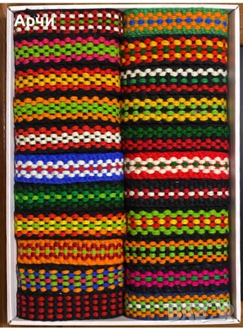 Ръчно изработени вълнени колани за народни носии