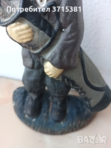 Чугунена фигура - голф играч, снимка 6 - Колекции - 52109123