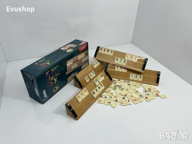 миниатюрен комплект игра Руми,/ Rummy, Okey/, снимка 2 - Други игри - 54001246