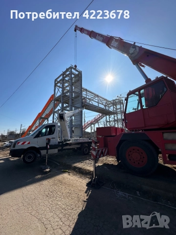 Услуги с Автовишка 22метра и Автокран 25 тона за град Стара Загора и областта. Автовишка под наем., снимка 6 - Услуги с автокран - 47128333