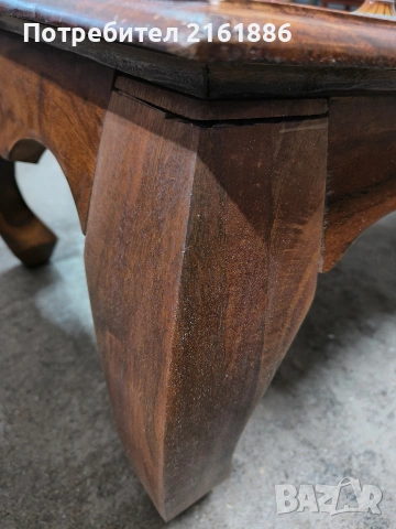 Холна маса от тиково дърво , снимка 4 - Маси - 54096485