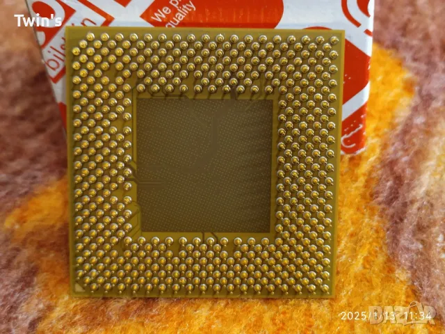 ✨Охладител и процесор: AMD Duron™ DHD1600MHz DLV1C ©1999 ✓В комплект с охладител: AMD, снимка 9 - Процесори - 48671987